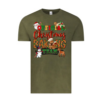 Vintage Olive Official Christmas baking team Vintage Tee - NancyCooperArtShop