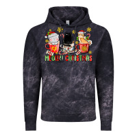 Cloud Black meowy christmas cats coffee cups Vintage Hoodie - MaliasSmallBusiness