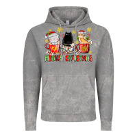 Cloud Rock meowy christmas cats coffee cups Vintage Hoodie - MaliasSmallBusiness