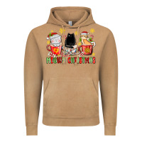 Vintage Camel meowy christmas cats coffee cups Vintage Hoodie - MaliasSmallBusiness