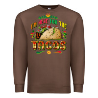 Chestnut I'm here for the tacos Premium Sweatshirt - FaDigitalArtStudio