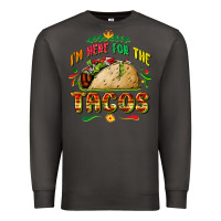 Smoke I'm here for the tacos Premium Sweatshirt - FaDigitalArtStudio