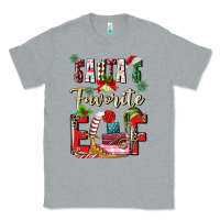 Heather Grey santas favorite elf Classic Tee - MaliasSmallBusiness