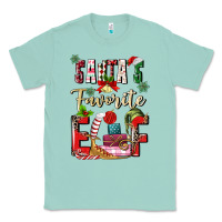 Seafoam santas favorite elf Classic Tee - MaliasSmallBusiness