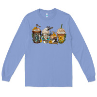 Colony Blue bull skull western coffee cups Long Sleeve Tee - Jasminsmagicworld