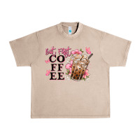 French Oak but first coffee floral Urban Heavy Tee - JahusDesignShop