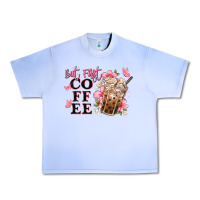 Grape Ice but first coffee floral Urban Heavy Tee - JahusDesignShop