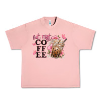 Salmon but first coffee floral Urban Heavy Tee - JahusDesignShop