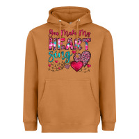 Meerkat you make my heart sing Heavyweight Hoodie - OliviaCreatesArt