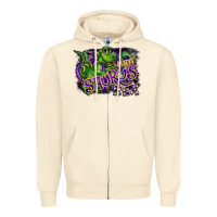 Sandshell mardi saurus rex Zipper Hoodie - CowGirlArtShop