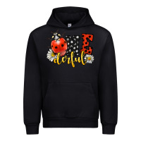 Black onederful wonderful ladybug Urban Hoodie - LillyAllenDesigns