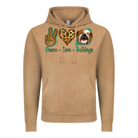 Vintage Camel Peace Love Bulldog Vintage Hoodie - Jasminsmagicworld