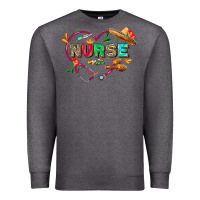 Charcoal Heather Cinco de mayo Nurse Premium Sweatshirt - FaDigitalArtStudio