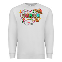 Dove Grey Cinco de mayo Nurse Premium Sweatshirt - FaDigitalArtStudio