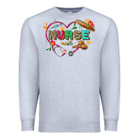 Heather Grey Cinco de mayo Nurse Premium Sweatshirt - FaDigitalArtStudio