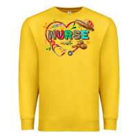 Lemon Cinco de mayo Nurse Premium Sweatshirt - FaDigitalArtStudio