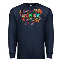 Navy Cinco de mayo Nurse Premium Sweatshirt - FaDigitalArtStudio