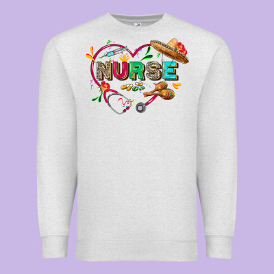 Cinco De Mayo Nurse Premium Sweatshirt Designed By Fadigitalartstudio