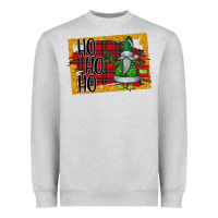 Heather Grey Christmas Ho Ho Ho Heavyweight Sweatshirt - Bettercallsaul