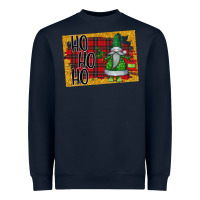 Navy Christmas Ho Ho Ho Heavyweight Sweatshirt - Bettercallsaul
