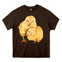 Chocolate Brown chicks Heavy Core Tee - Artiststas