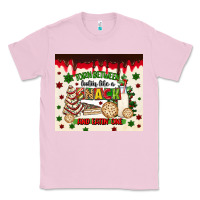 Bubblegum Pink torn between lookin like a snack and eatin one Classic Tee - MaliasSmallBusiness
