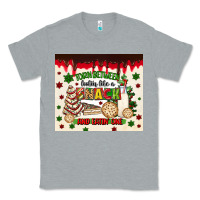 Heather Grey torn between lookin like a snack and eatin one Classic Tee - MaliasSmallBusiness