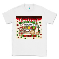 White torn between lookin like a snack and eatin one Classic Tee - MaliasSmallBusiness
