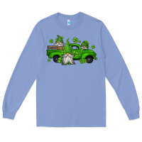 Colony Blue st patrick's gnomes farm truck Long Sleeve Tee - Jasminsmagicworld