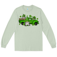 Matcha st patrick's gnomes farm truck Long Sleeve Tee - Jasminsmagicworld