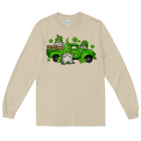 Mushroom st patrick's gnomes farm truck Long Sleeve Tee - Jasminsmagicworld