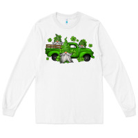 White st patrick's gnomes farm truck Long Sleeve Tee - Jasminsmagicworld