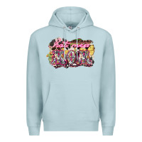 Blue Mist Hot mess mom mother's day Premium Hoodie - HowdyJamesFarm