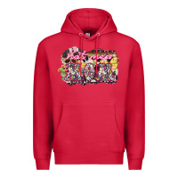 Cardinal Hot mess mom mother's day Premium Hoodie - HowdyJamesFarm