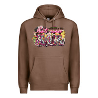 Chestnut Hot mess mom mother's day Premium Hoodie - HowdyJamesFarm