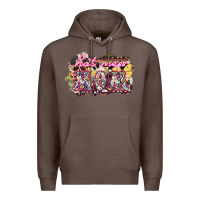 Coffee Hot mess mom mother's day Premium Hoodie - HowdyJamesFarm