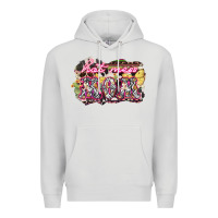 Dove Grey Hot mess mom mother's day Premium Hoodie - HowdyJamesFarm