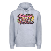 Heather Grey Hot mess mom mother's day Premium Hoodie - HowdyJamesFarm