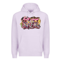 Lilac Hot mess mom mother's day Premium Hoodie - HowdyJamesFarm