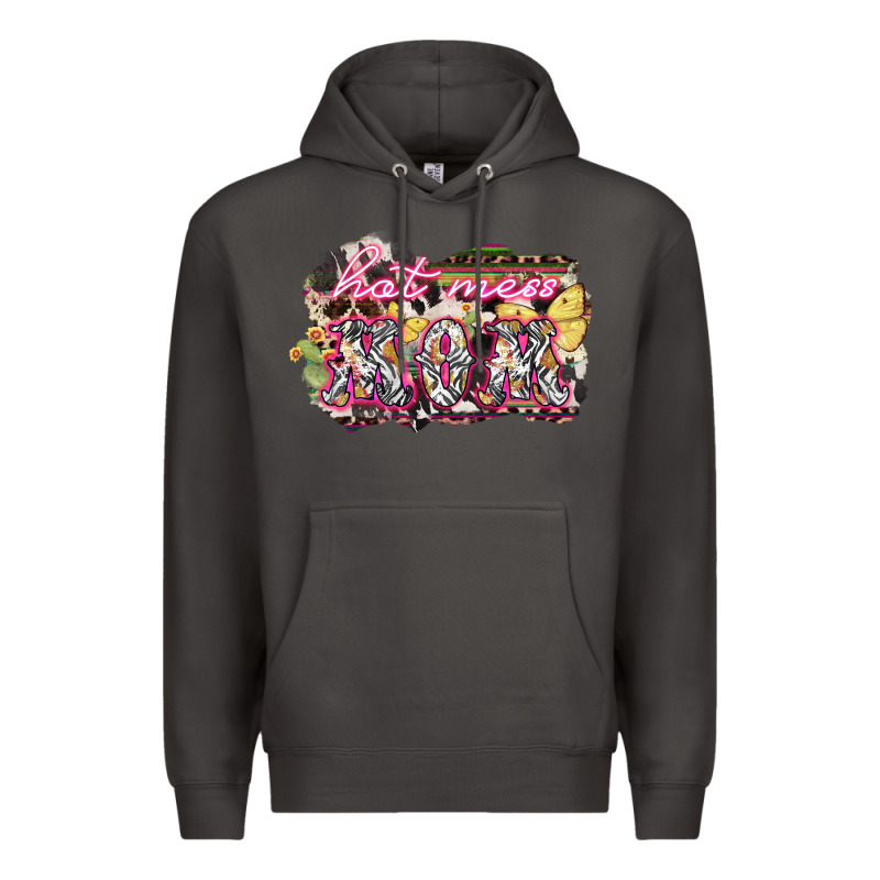 Hot Mess Mom Mother's Day Premium Hoodie by HowdyJamesFarm | Teevron