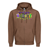 Chestnut mardi gras grammy Zipper Hoodie - CowGirlArtShop