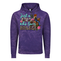 Just A Girl Who Loves Horses Vintage Hoodie | Teevron