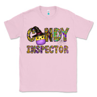 Bubblegum Pink Candy Inspector Classic Tee - CowhideDigitalArt