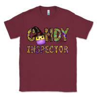Burgundy Candy Inspector Classic Tee - CowhideDigitalArt