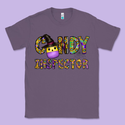 Candy Inspector Classic Tee Designed By Cowhidedigitalart