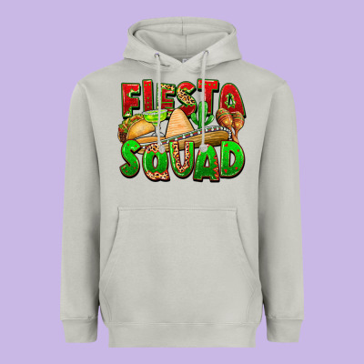 Fiesta Squad Heavyweight Hoodie Designed By Fadigitalartstudio