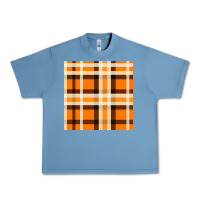 Pebble Blue tartan seamless pattern bbs Urban Heavy Tee - BundleAndBundleShop