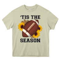 Mossy tis the season football sunflower Heavy Core Tee - AdoDesignShop