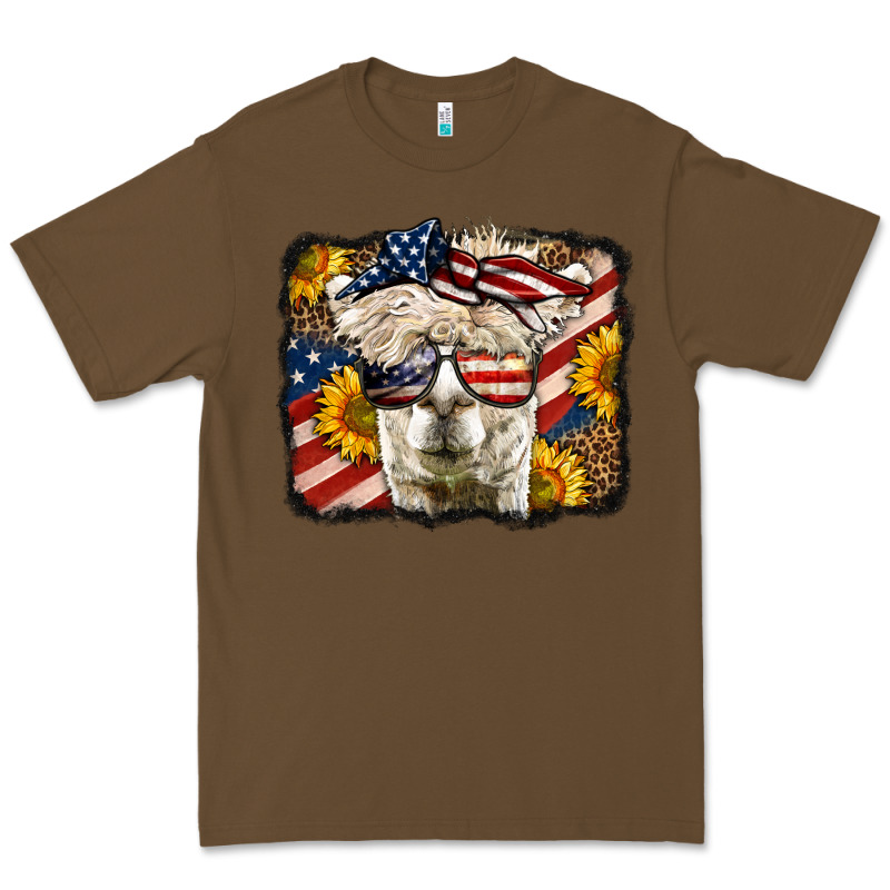 4th Of July Llama Premium Tee by LillyAllenDesigns | Teevron