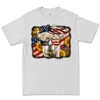 Dove Grey 4th of july llama Premium Tee - LillyAllenDesigns